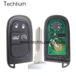 433Mhz 4A chip FCC:GQ4-54T keyless 4 button remote key for Dodge,Ram 2013-2017,Jeep 2014-2018